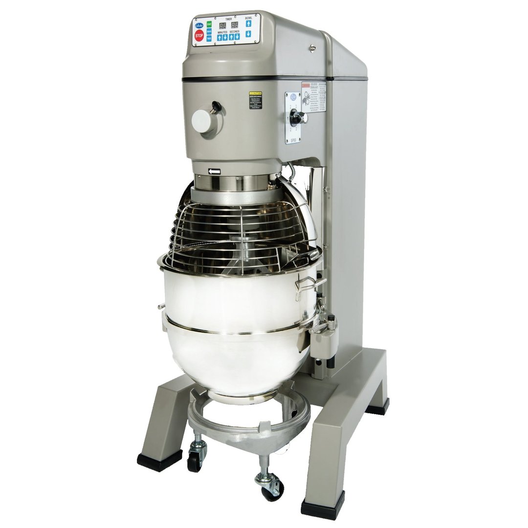 Globe SP80PL Floor Model 80 qt Planetary Pizza Mixer with Timer, #12 HUB, 4-Speed, 3 hp