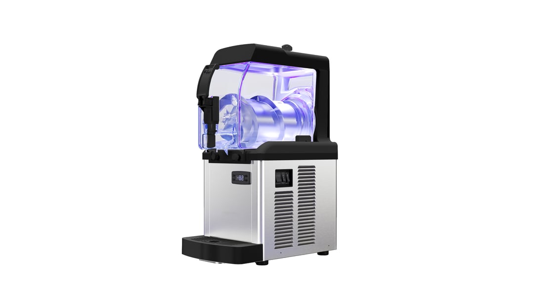 Crathco® SP 1 LED UV Frozen Granita & Cold Cream Dispenser w/1.3 gal & nUV LED - 700W/115V - Single