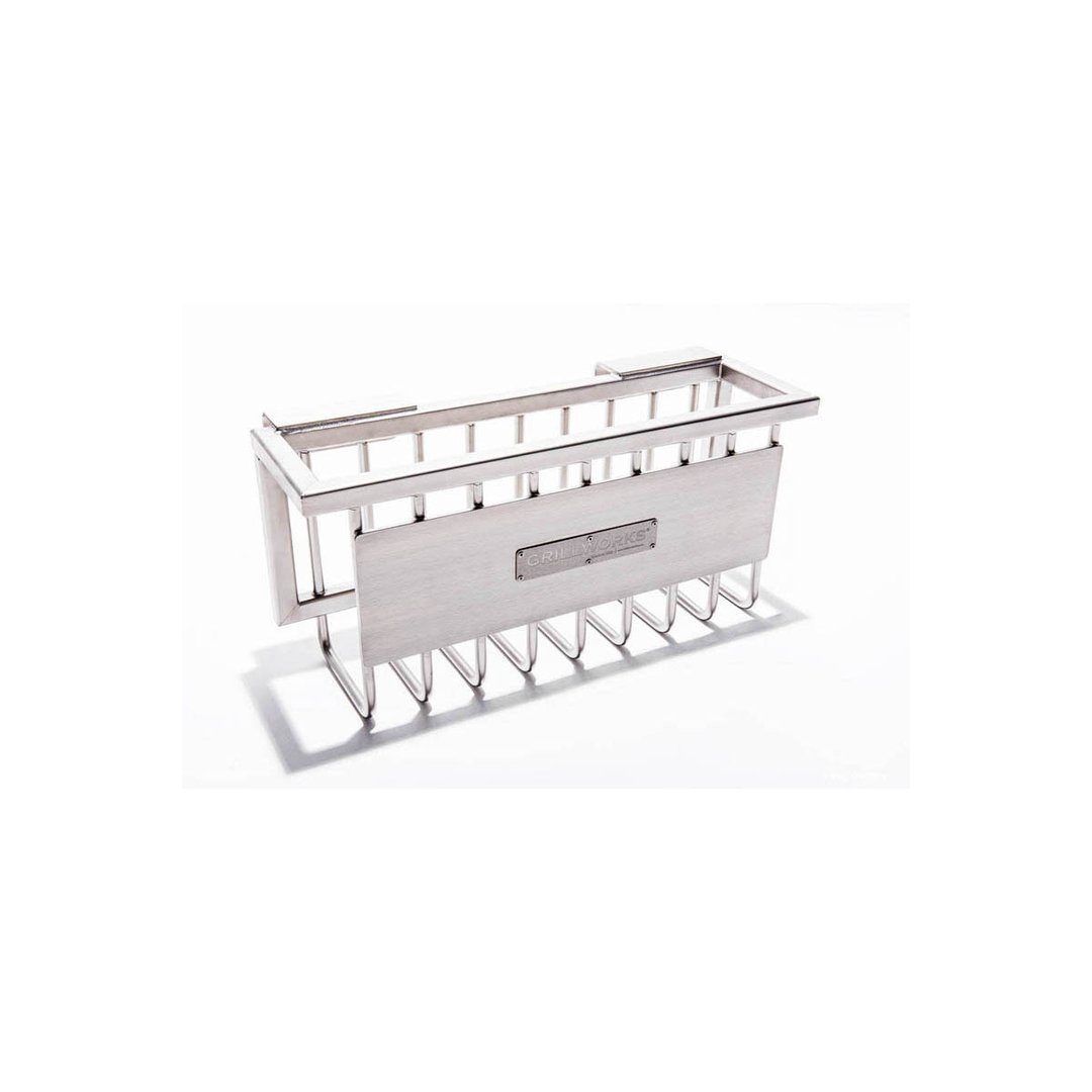 Grillworks EXO PRO 72 63" Built-In Wood Fired & Charcoal Parrilla Grill w/ (2) Adjustable Grills