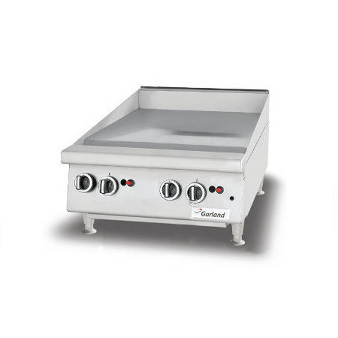 Garland GTGG24-GT24M 24" Countertop Thermostatic Gas Griddle, 1" Steel Plate, 56.000 BTU