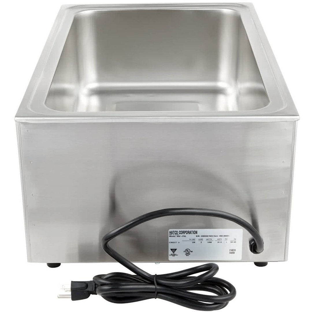 Hatco HW-FUL-QS Countertop Food Pan Warmer w/ 1 Full-Size Pan Capacity, Wet/Dry Operation
