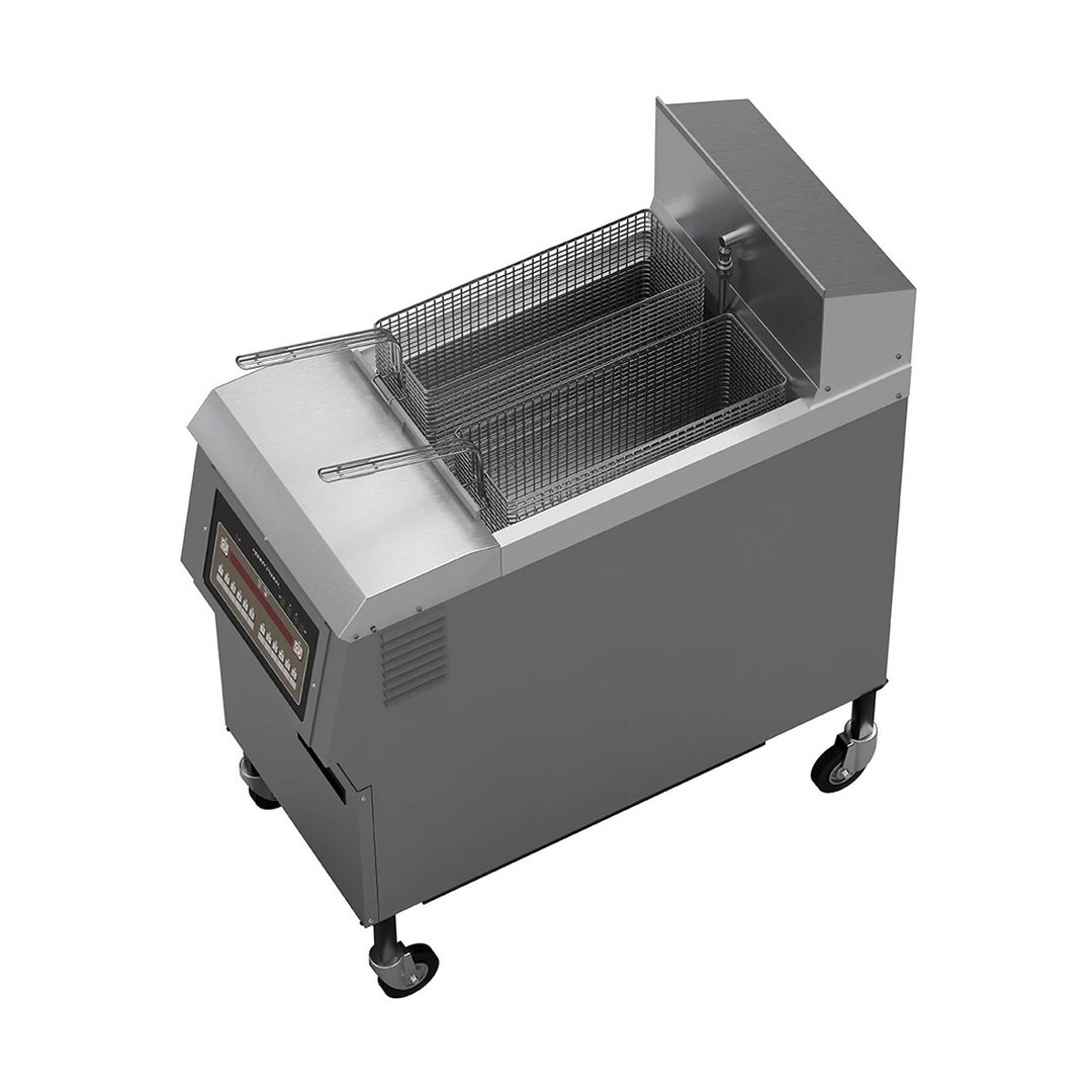 Henny Penny OFE321.03 Full Pot Floor Model Electric Fryer w/ 1 Rectangular Fry Pot, 65-lbs. Fat