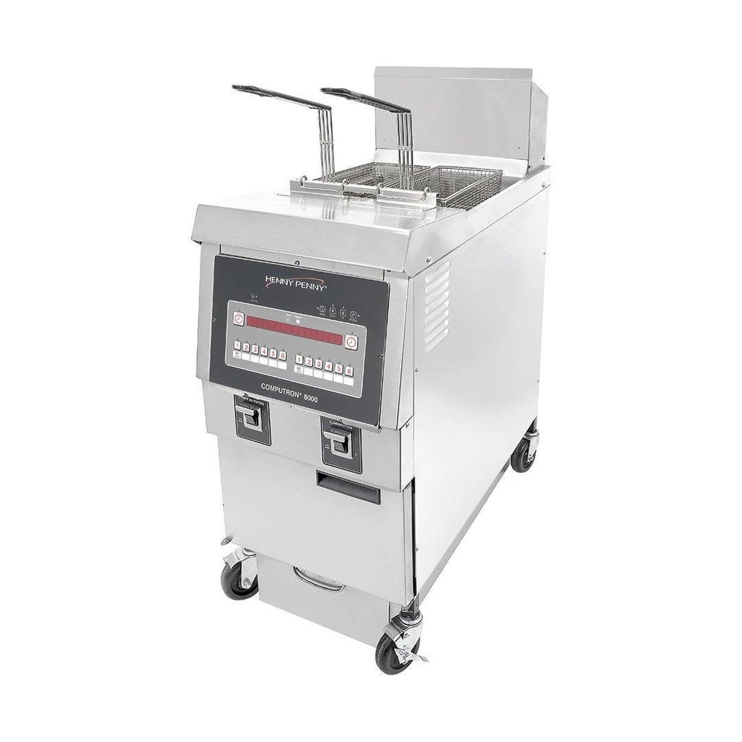 Henny Penny OFG321.01 17" Floor Model Gas Fryer, Natural Gas, 65 lb.