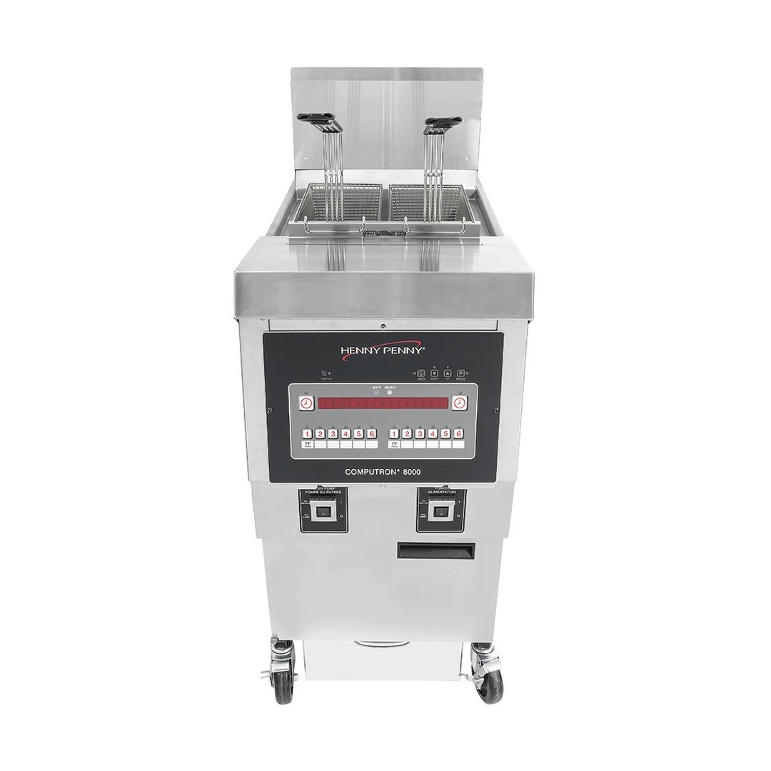 Henny Penny OFG321.01 17" Floor Model Gas Fryer, Natural Gas, 65 lb.