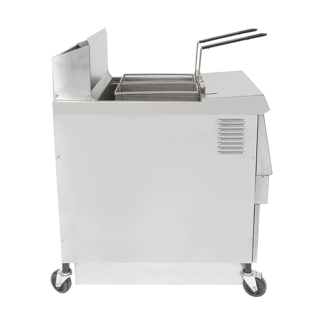 Henny Penny OFG321.01 17" Floor Model Gas Fryer, Natural Gas, 65 lb.