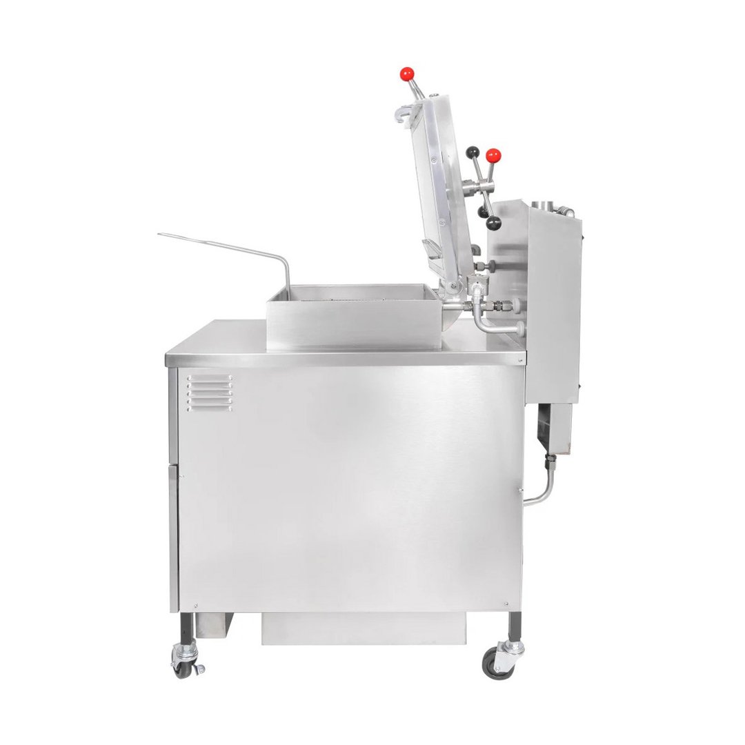 Henny Penny PFG600.03 Gas Pressure Fryer w/ 43-lb Oil Capacity, Rectangular Frypot, 12 PSI