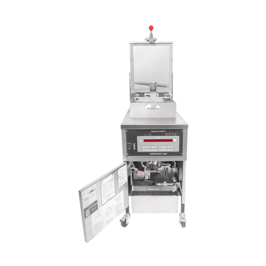 Henny Penny PFG600.07 Gas Pressure Fryer w/ 43-lb Oil Capacity, Rectangular Frypot, 12 PSI