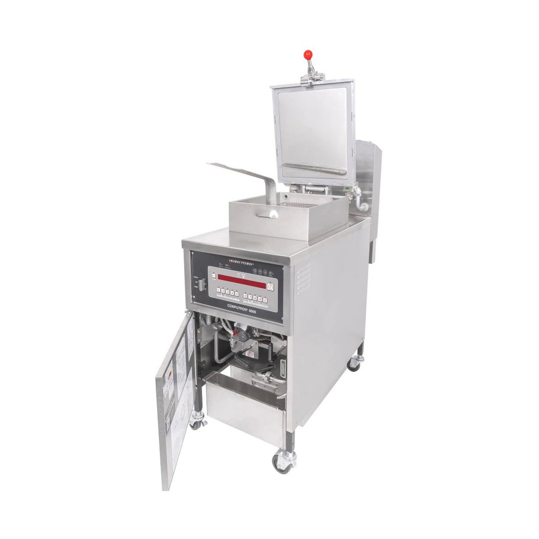 Henny Penny PFG600.07 Gas Pressure Fryer w/ 43-lb Oil Capacity, Rectangular Frypot, 12 PSI