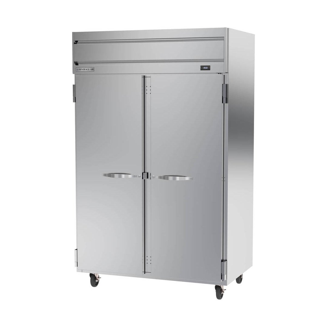 Beverage Air HFPS2HC-1S52" Two Section Reach-In Freezer w/ 2 Solid Doors, Stainless Steel, 45 cu. ft.