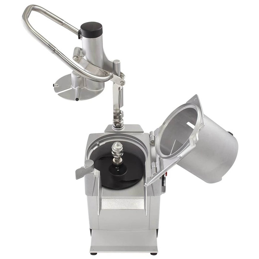 Hobart FP250-1B Benchtop Continuous Feed Food Processor with 15PLTSS-6PACK, 17 lbs per/min, 3/4 hp