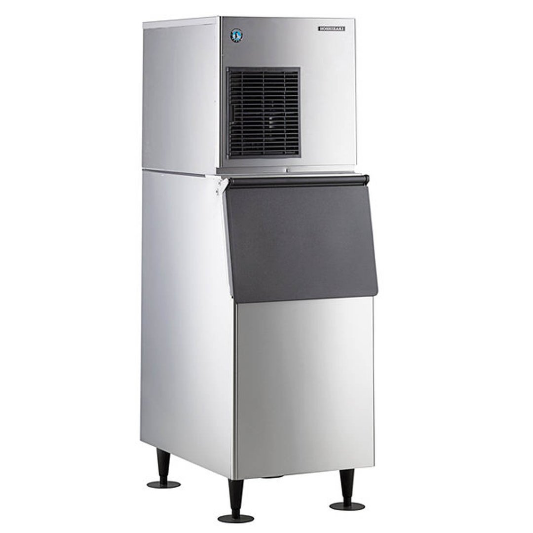 Hoshizaki F-450MAJ/B-300SF Air Cooled Flake 492 lb Ice Machine with Bin, 300 lb Storage