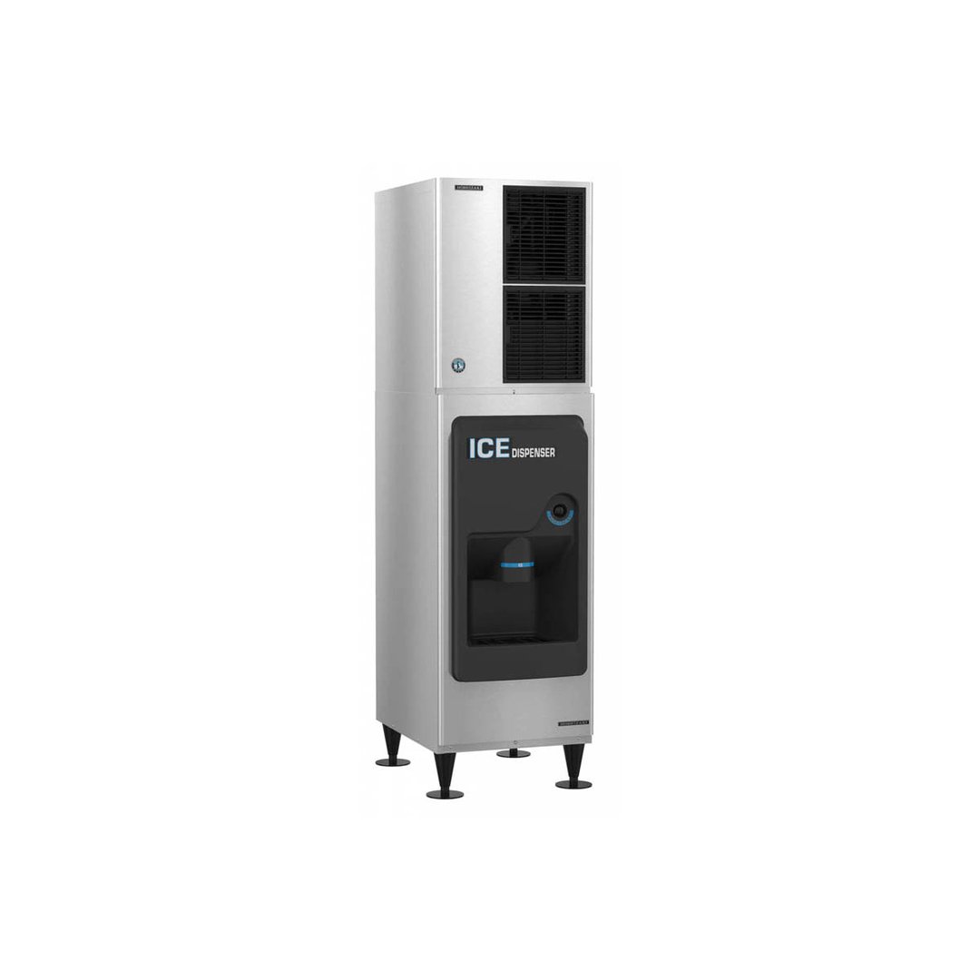 Hoshizaki KM-660MAJ/DB-130H Crescent 665 lb Ice Machine with Ice Dispenser