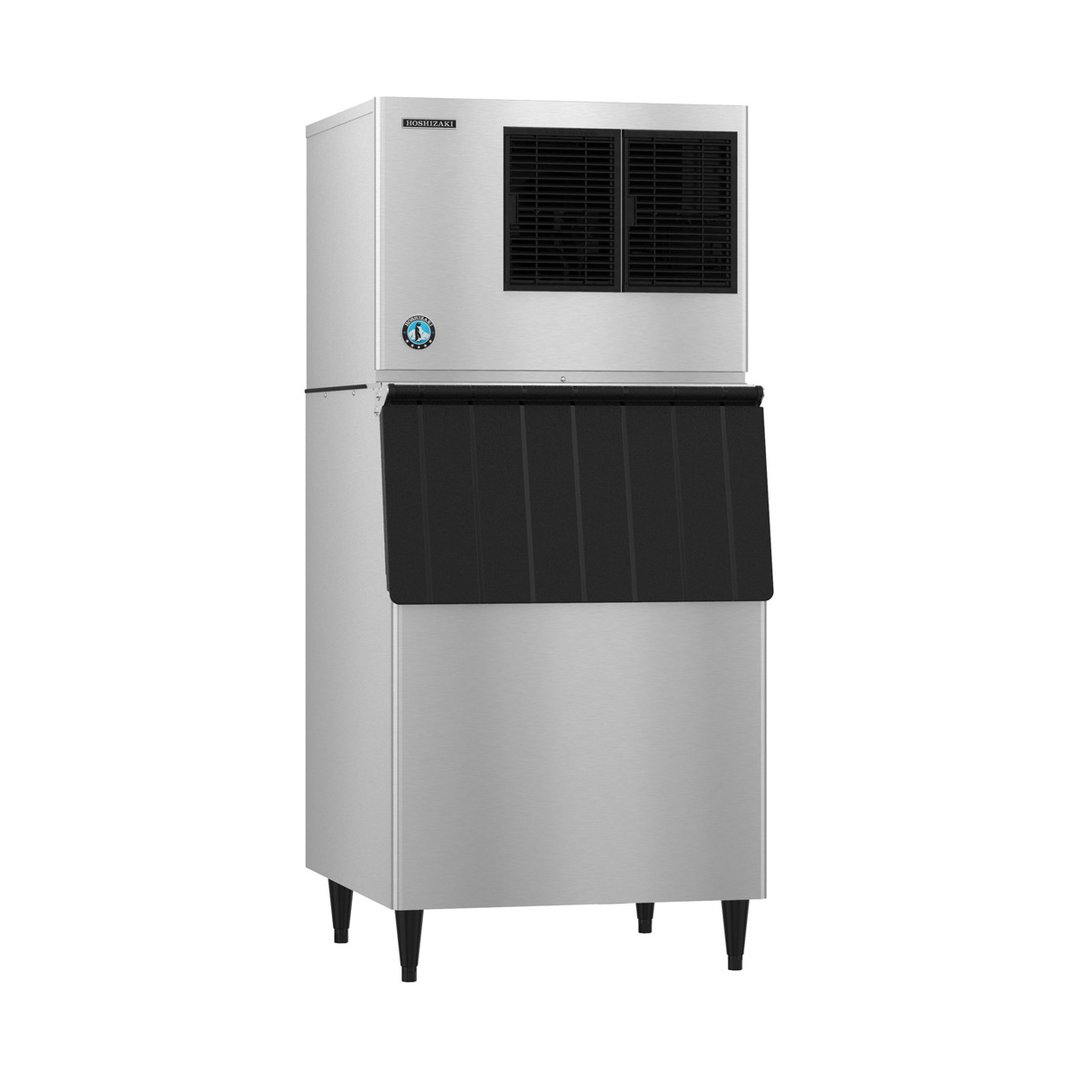 Hoshizaki KML-325MAJ/B-250SF Air Cooled Crescent 380 lb Ice Machine with Bin, 250 lb Storage