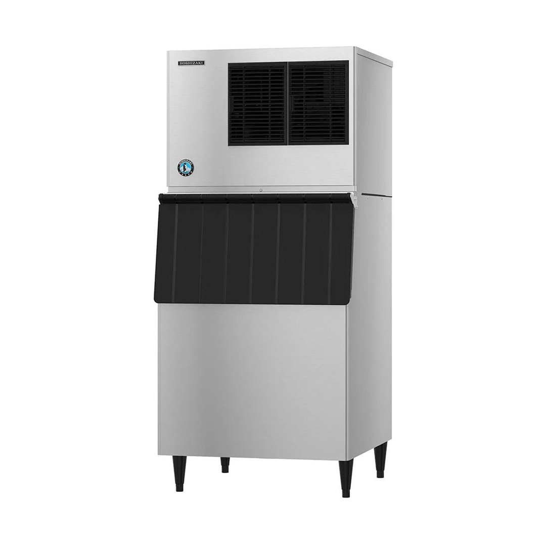 Hoshizaki KML-500MAJ/B-500SF Air Cooled Crescent 442 lb Ice Machine with Bin, 500 lb Storage
