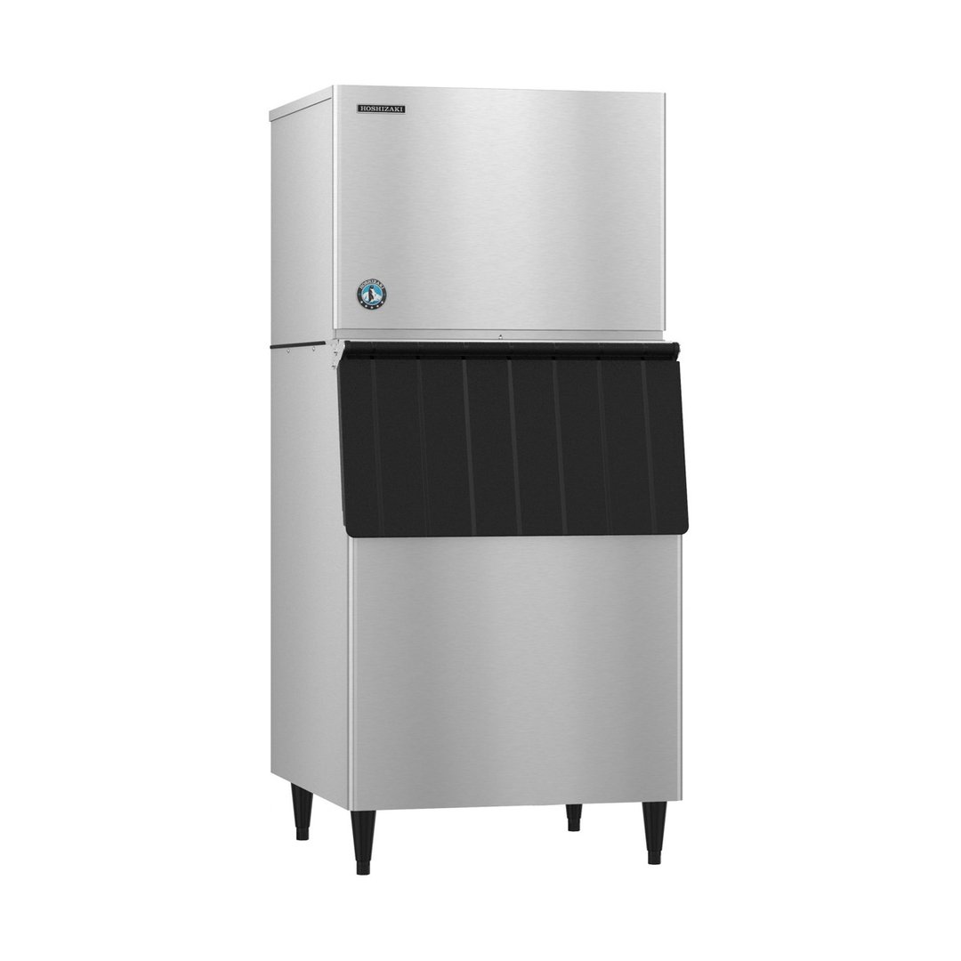 Hoshizaki KML-500MWJ/B-250SF Water Cooled Crescent 543 lb Ice Machine with Bin, 250 lb Storage