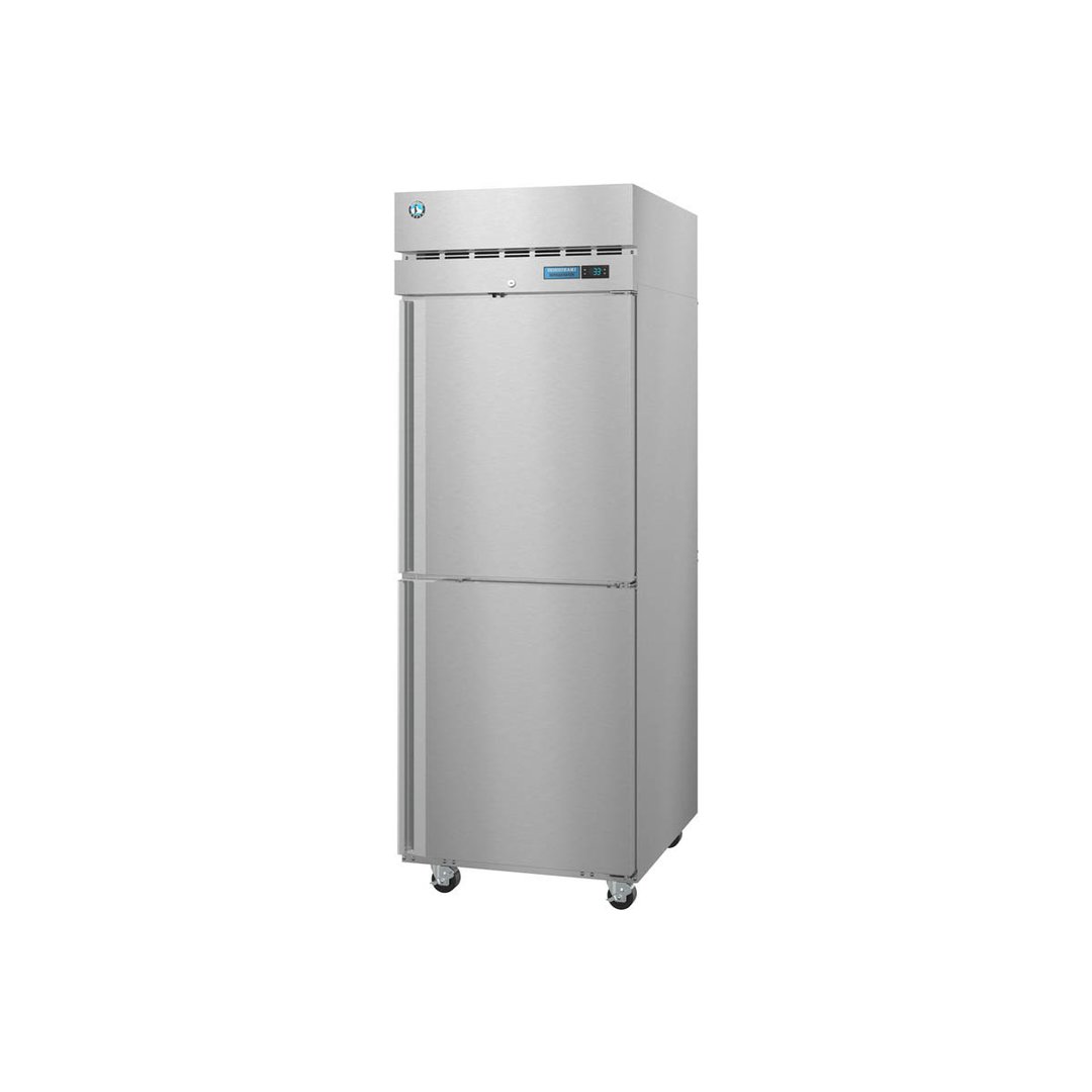 Hoshizaki R1A-HS 27" One Section Reach-In Refrigerator w/ Right Hinged Half Solid Door, All Stainless Steel, 23 cu. ft.