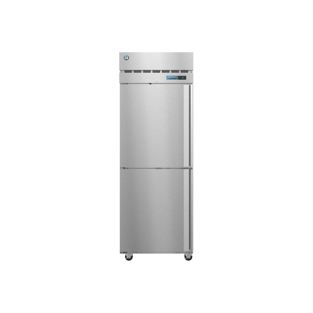 Hoshizaki R1A-HSL 27" One Section Reach-In Refrigerator w/ Left Hinged Half Solid Door, All Stainless Steel, 23 cu. ft.