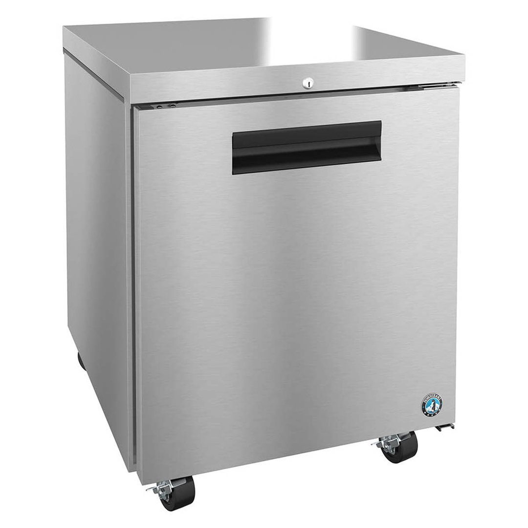 Hoshizaki UR27A-LP 27" One Solid Door Undercounter Refrigerator, 7.21 cu. ft.
