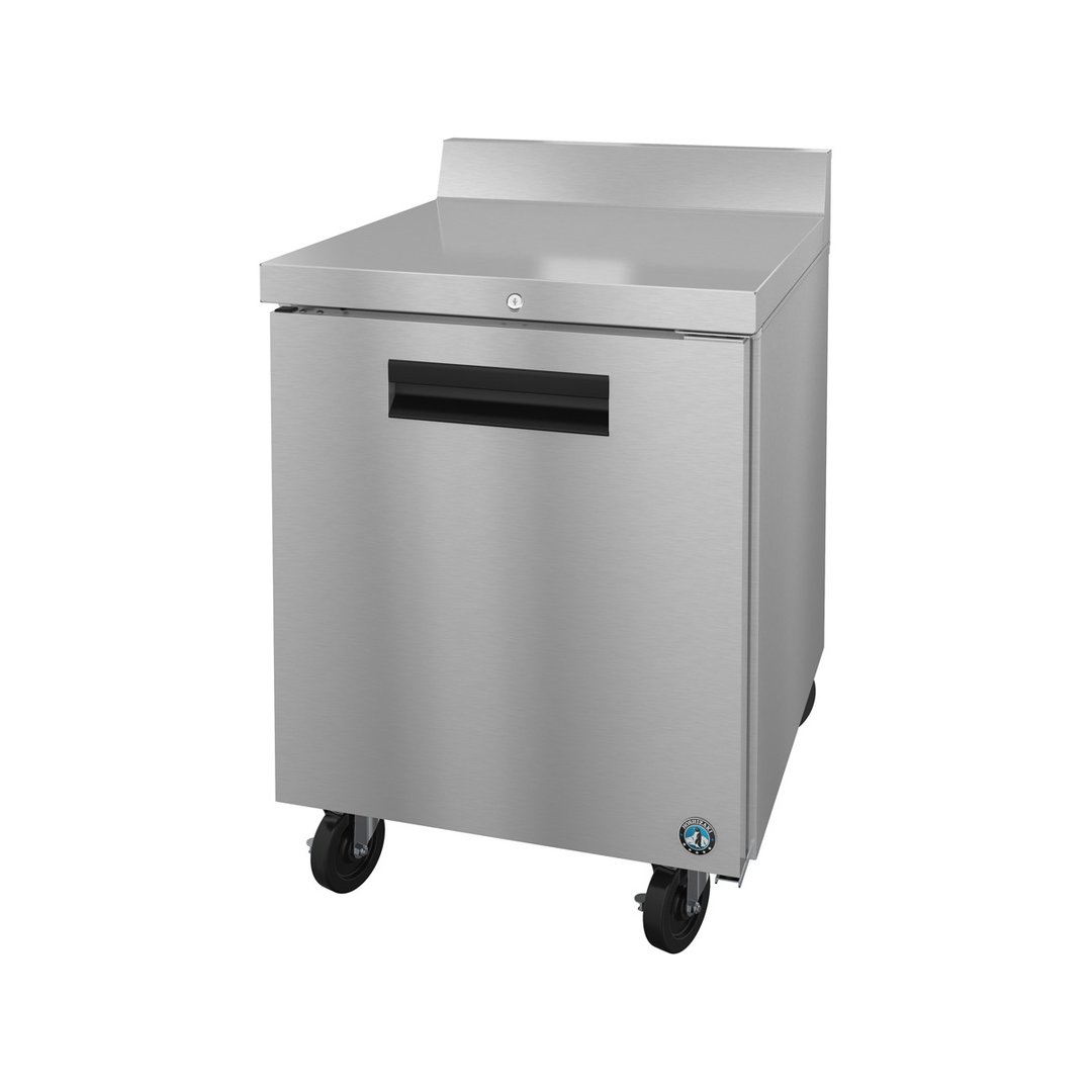 Hoshizaki WR27B-01 27" 1-Section Worktop Refrigerator w/ 1 Lockable Door, 7.21 cu. ft.