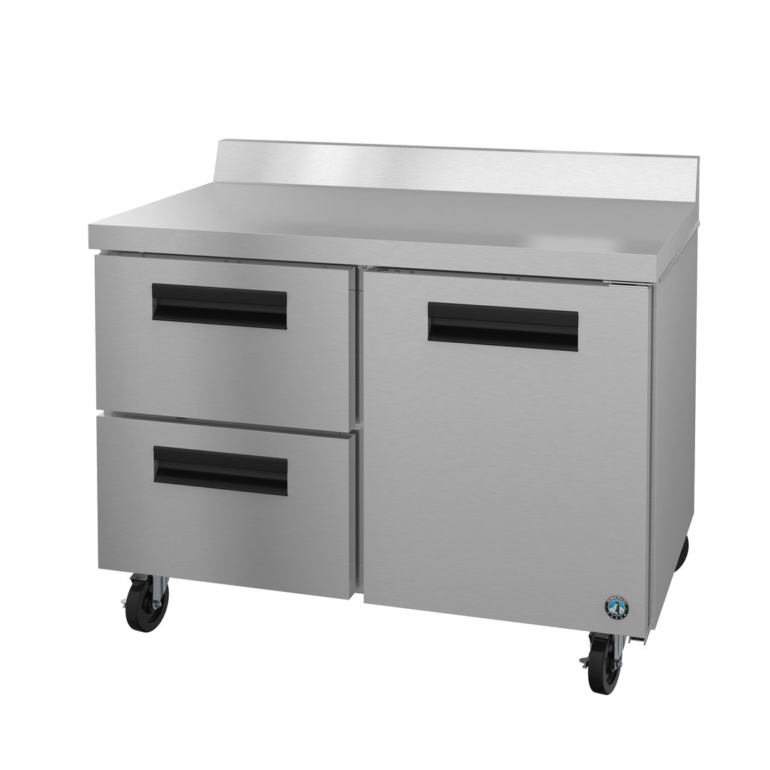 Hoshizaki WR48B-D2 48" 2-Section Worktop Refrigerator w/ 2 Drawers & 1 Door, 13.66 cu. ft.