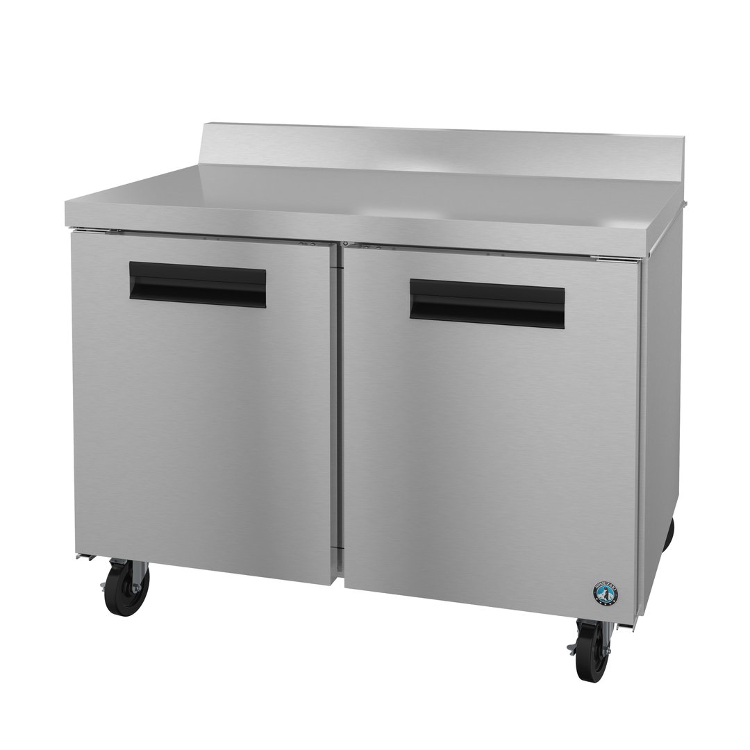 Hoshizaki WR48B 48" 2-Section Worktop Refrigerator w/ 2 Doors, 13.66 cu. ft.