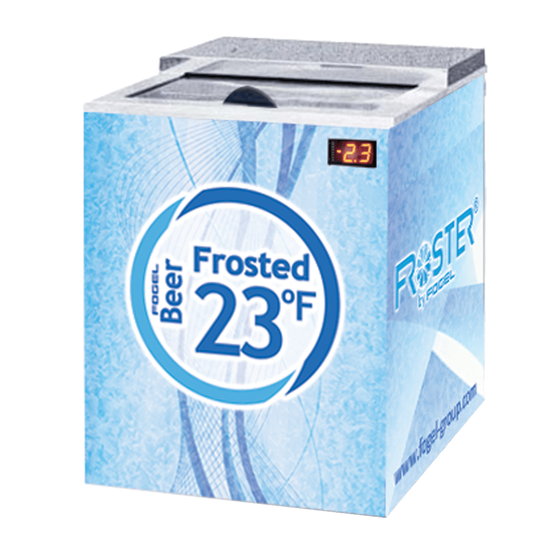 Howard-McCray FROSTER-B-25-HCB 26"W Black Horizontal Bottle Cooler