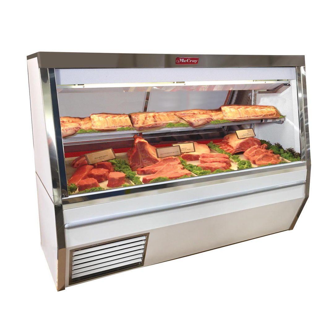 Howard-McCray R-CMS34N-4-LED 48" Double Duty Flat Refrigerated Meat Display Case, Remote