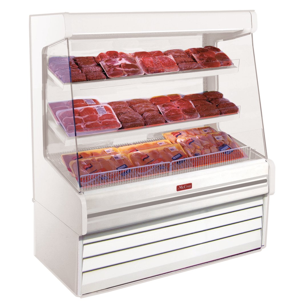 Howard-McCray R-OP30E-6L-S-LED 75" Remote Refrigerated Produce Display Case, Stainless
