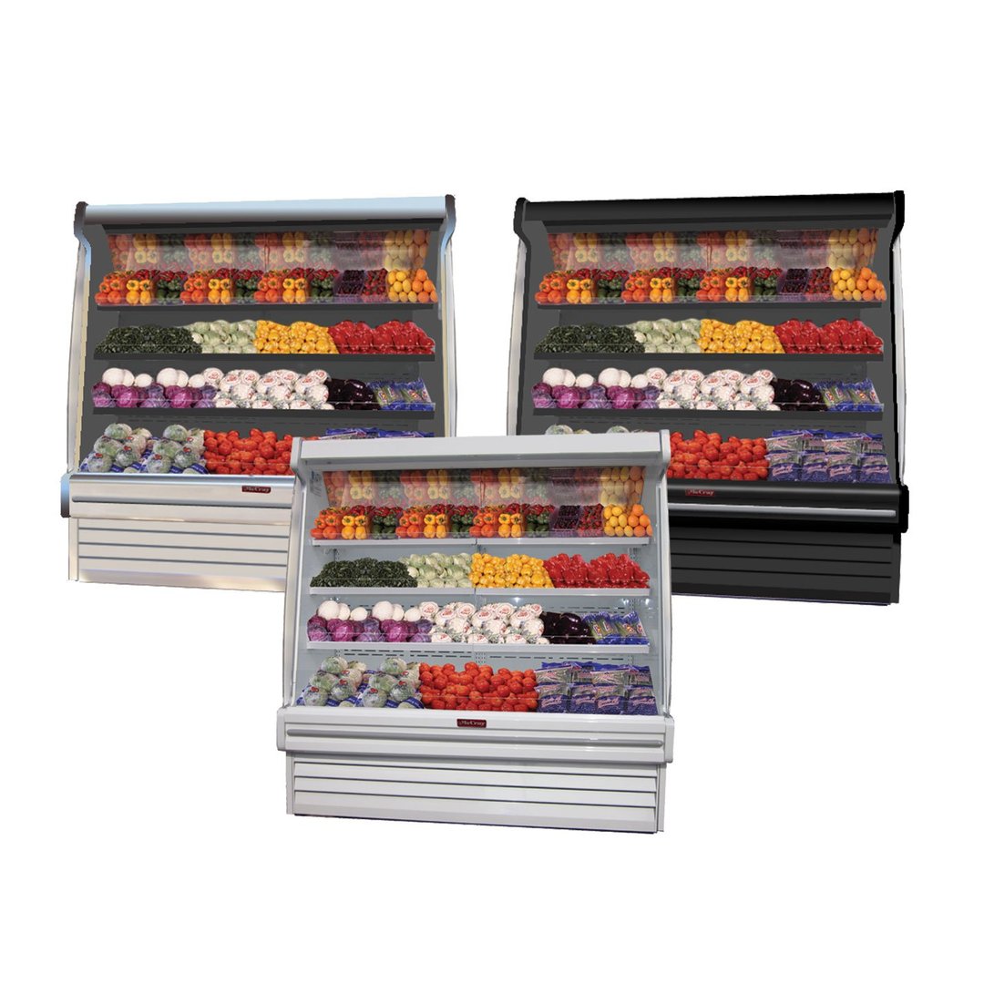 Howard-McCray R-OP35E-10S-B-LED 123" Remote Refrigerated Produce Display Case, Black