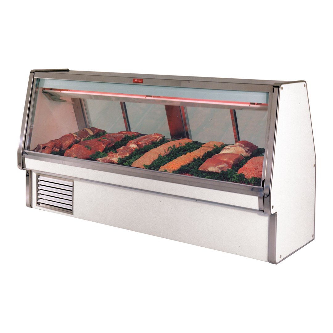 Howard-McCray SC-CMS34E-4-S-LED 53" Double Duty Flat Refrigerated Meat Display Case