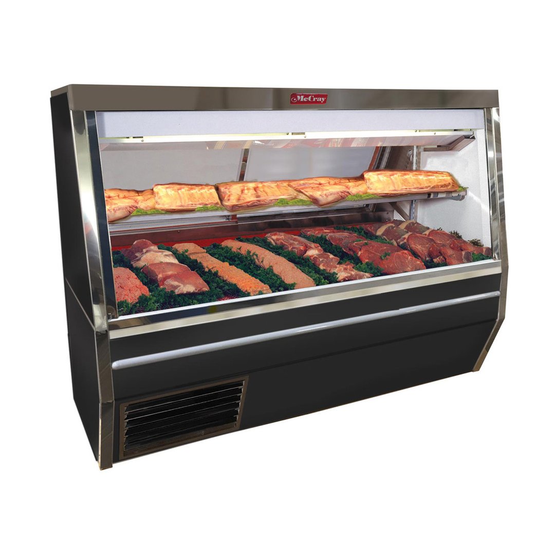 Howard-McCray SC-CMS34N-10-BE-LED 120" Double Duty Flat Refrigerated Meat Display Case