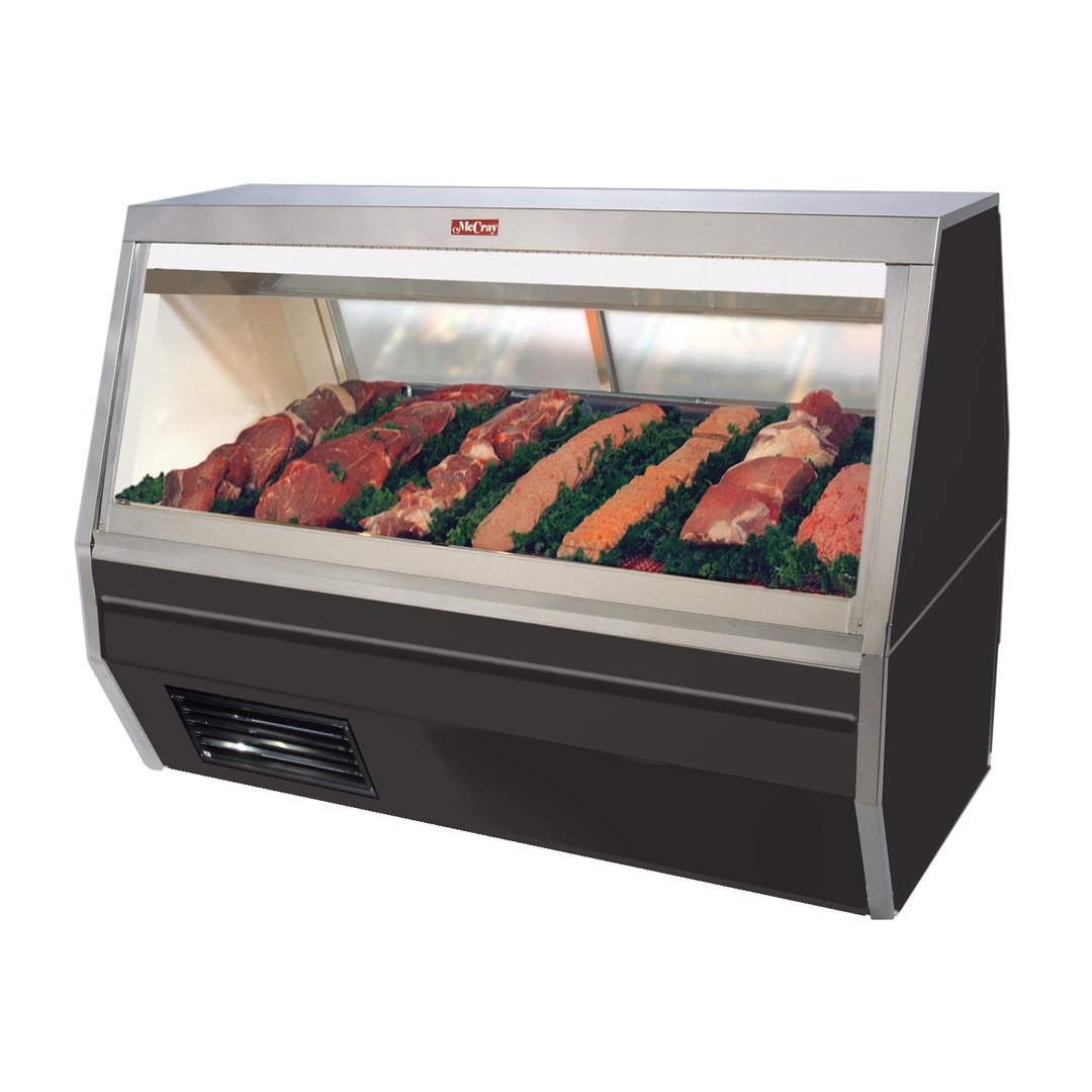Howard-McCray SC-CMS35-8-BE-LED 95" Double Duty Flat Refrigerated Meat Display Case