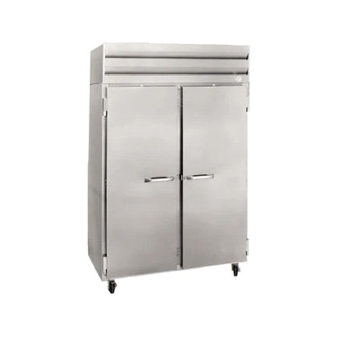 Howard-McCray SF48-S-FF 52" Two Section Self-Contained Reach-In Freezer w/ 2 Solid Doors, Stainless Steel, 48 cu. ft.