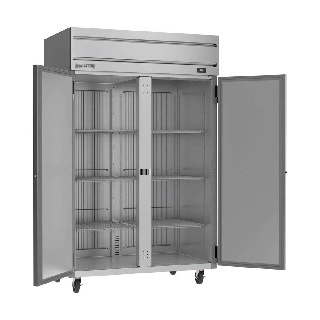 Beverage Air HRS2HC-1S Two Section Reach-In Refrigerator w/ 2 Solid Full Doors, Top Mounted, 1/3 hp, 47 cu. ft.