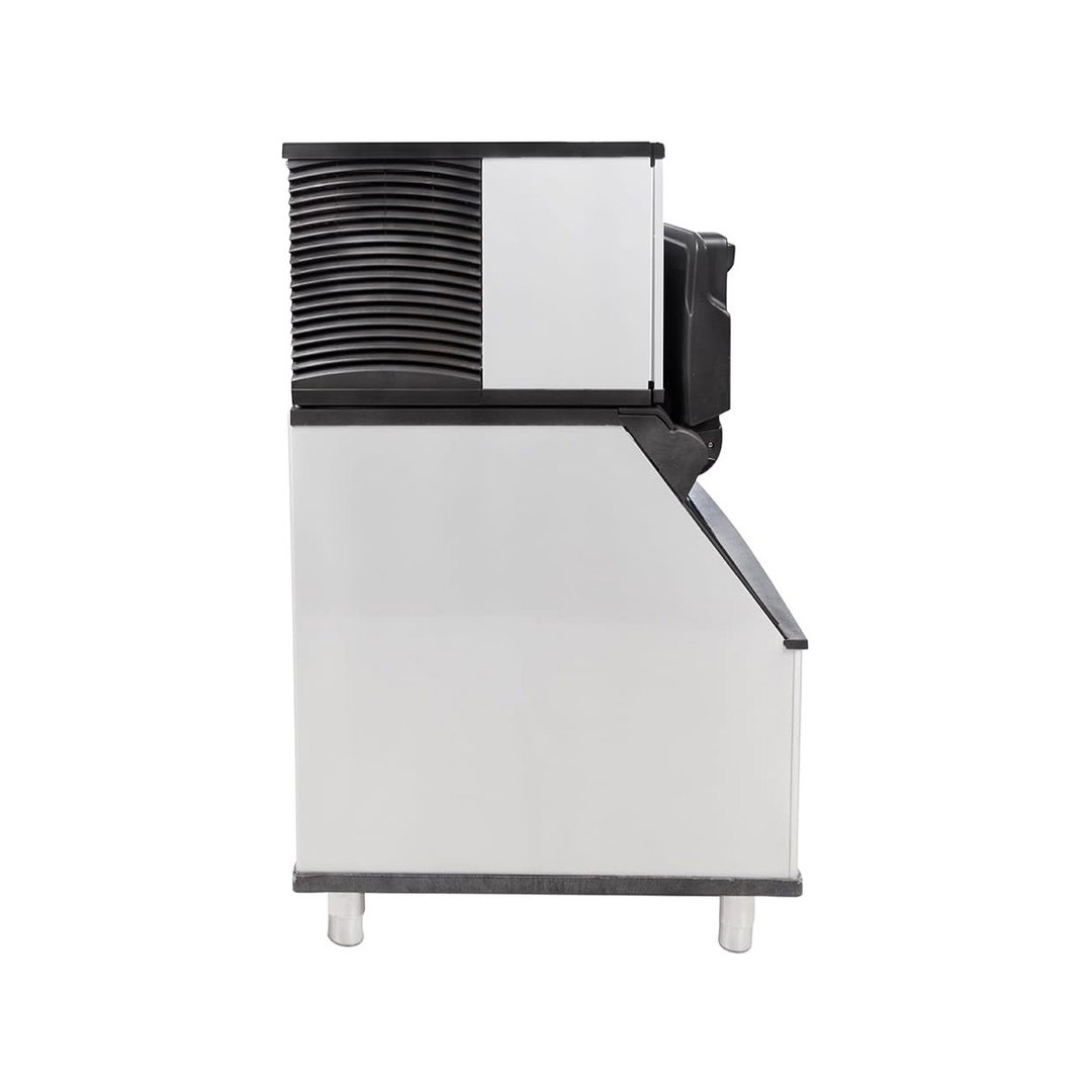 Manitowoc IDT0450A/D400 Air Cooled Full Cube 470 lb Ice Machine with Bin, 365 lb Storage