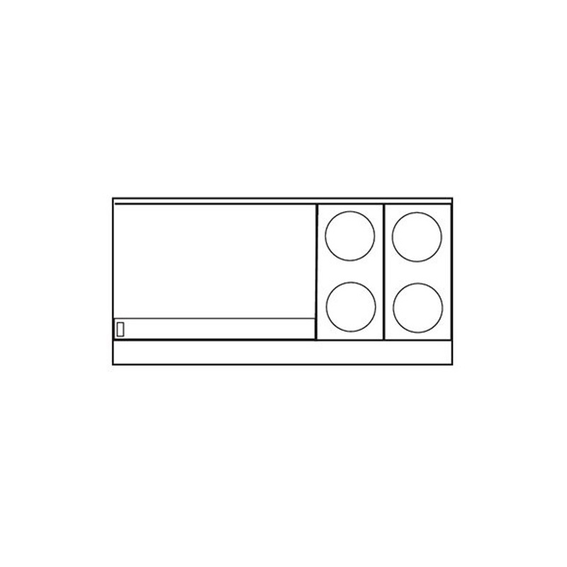 Imperial IR-4-G36T-E Electric 4 Burner 60" Restaurant Range with 36" Griddle