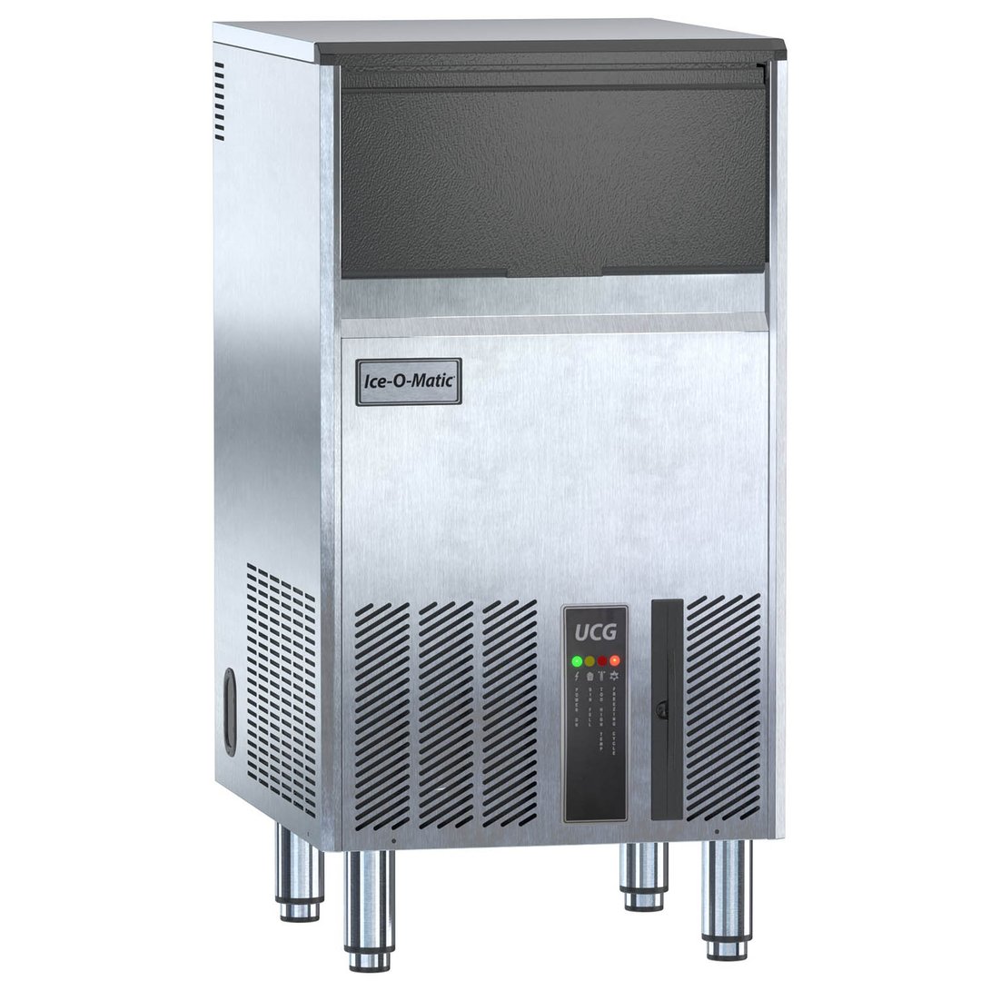 Ice-O-Matic UCG130GA 18" Air Cooled Full Cube 121 lb Undercounter Ice Machine with 48,5 lb Bin
