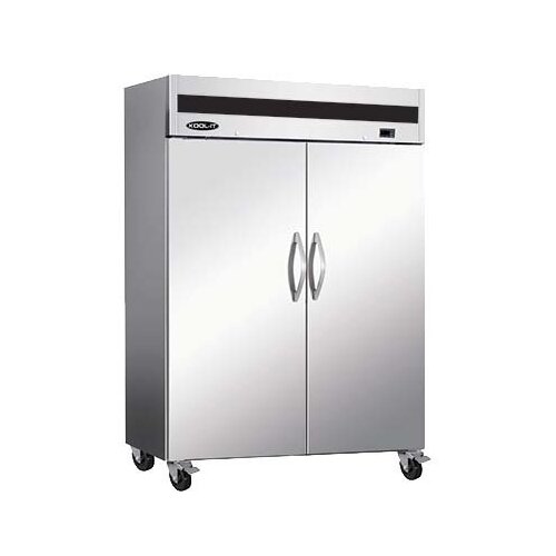 IKON IT56R 53" Two Section Reach-In Refrigerator w/ 2 Solid Doors, Top Mounted, Stainless Steel, 49 cu. ft.