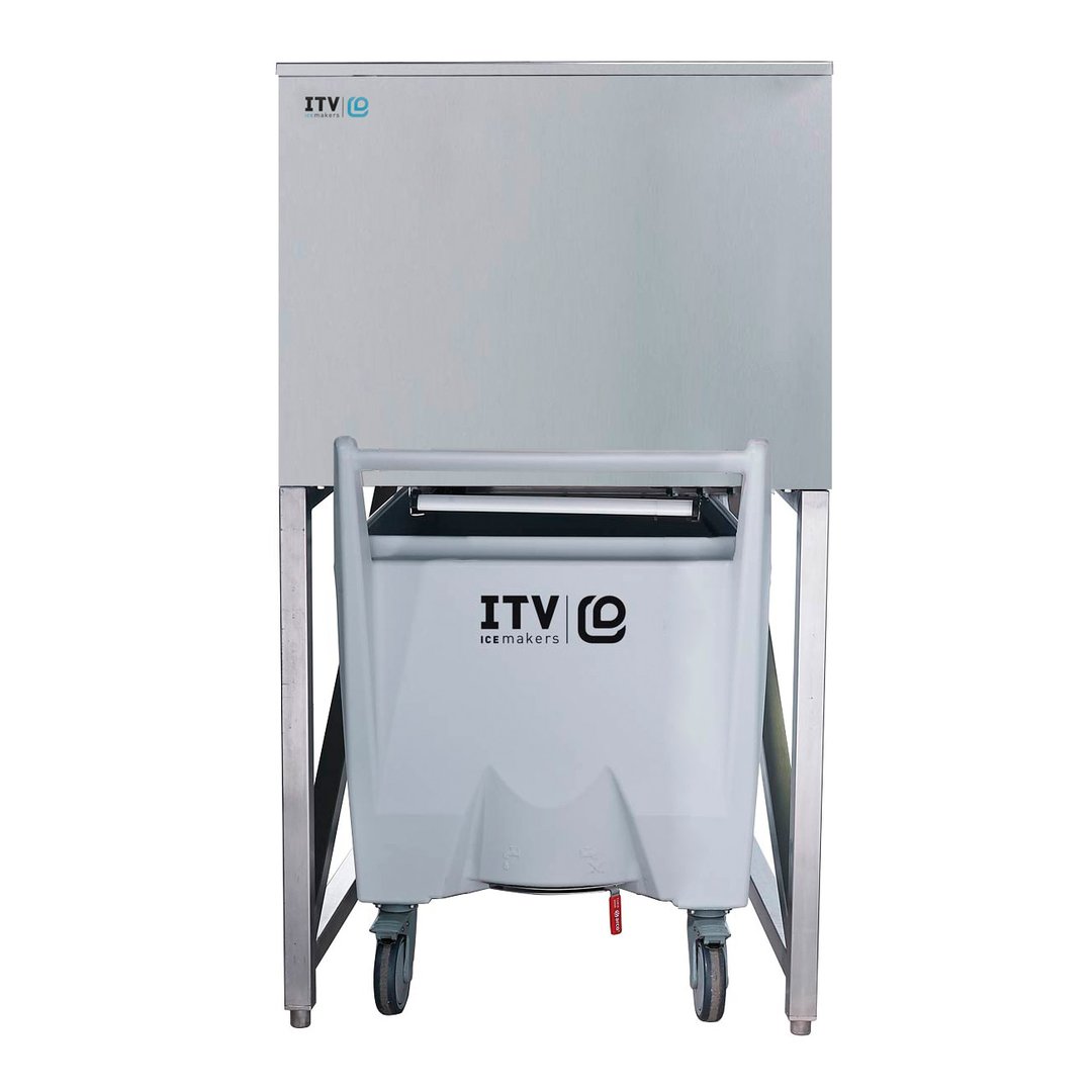 ITV Ice Makers SCS-350 30" Ice Storage Bin with Transport Cart, 309 lb