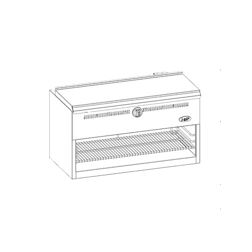 Jade JBR-CM48-WM Gas Cheesemelter