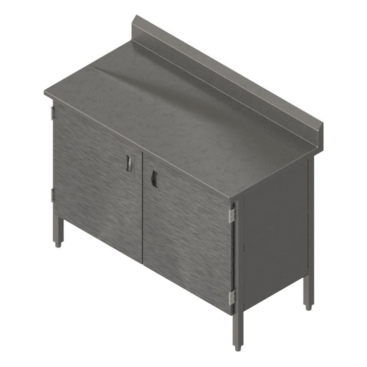 John Boos EBHS6R5-3036 36" Cabinet Base Hinged Doors Work Table