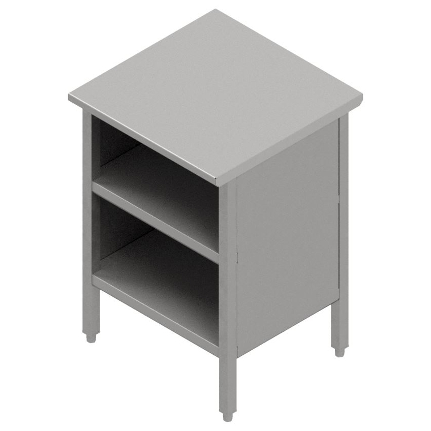 John Boos EBOS6-3036 36" Cabinet Base Open Front Work Table