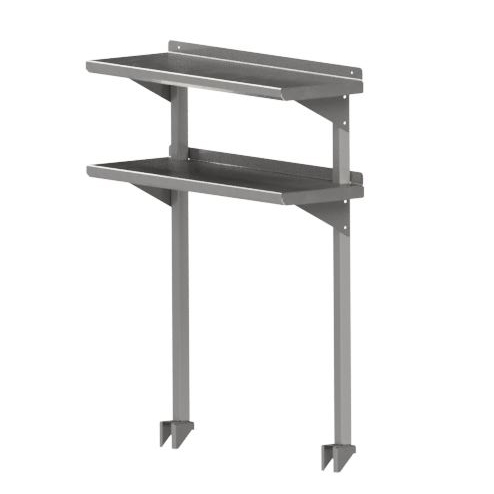 John Boos OSC26RK-1284 84" Cantilever Type Table-Mounted Overshelf