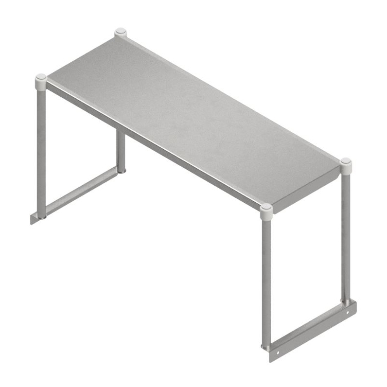 John Boos OSE16FK-1284 84" Table-Mounted Overshelf