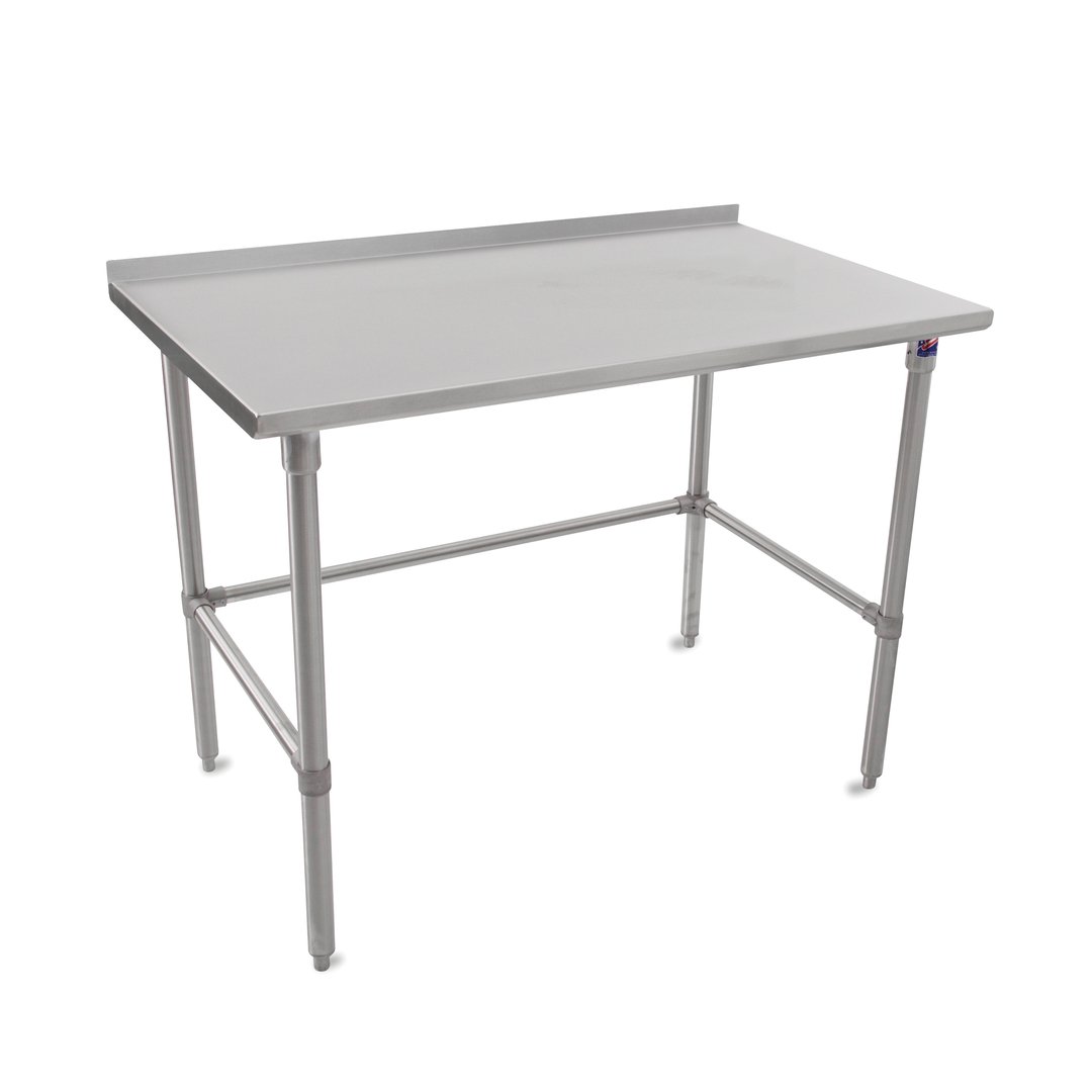 John Boos ST6R1.5-30144SBK 144" Stainless Steel Top 133" - Work Table