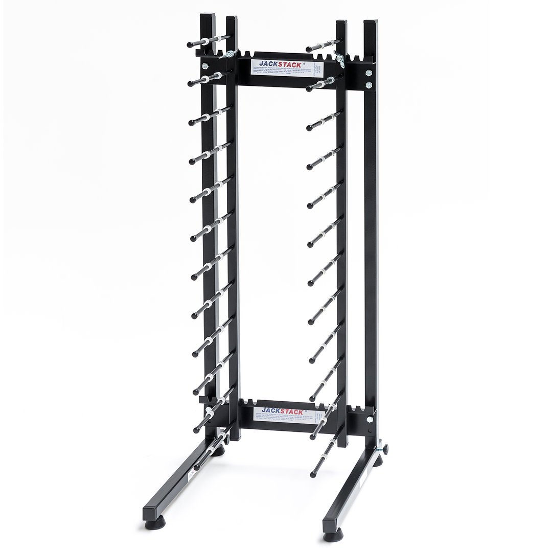 JackStack JS012C, 12-Plates Countertop Plate Rack with Steel Construction and Black Powder Coated 