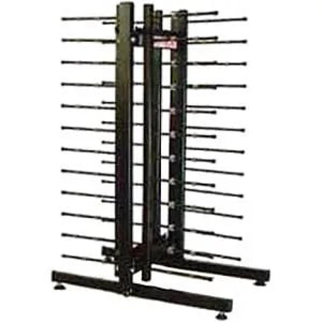 JackStack JS024C, 24-Plates Countertop Plate Rack with Steel Construction and Black Powder Coated 