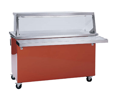 Delfield KC-50 50" Shelleyglas® Solid Top Serving Counter, Enclosed Base w/Storage