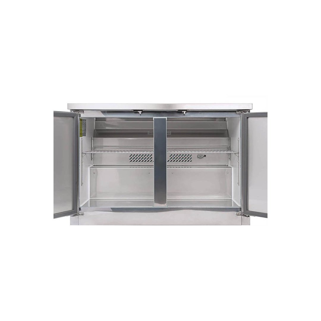 Kelvinator KCHUC48F 48" 2-Section Undercounter Freezer w/ 2 Doors, 12 cu. ft.