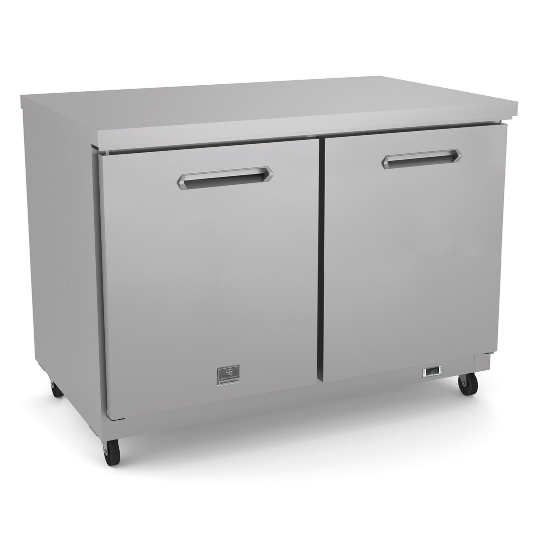 Kelvinator KCHUC48F 48" 2-Section Undercounter Freezer w/ 2 Doors, 12 cu. ft.